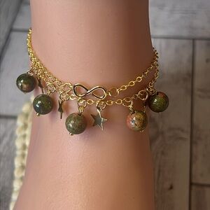 Unakite Anklet